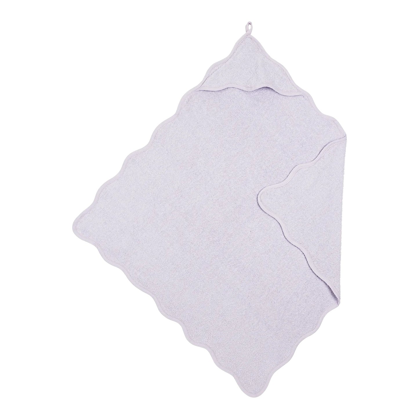 Badcape Badstof Wavy 80x80cm | Soft Lavender