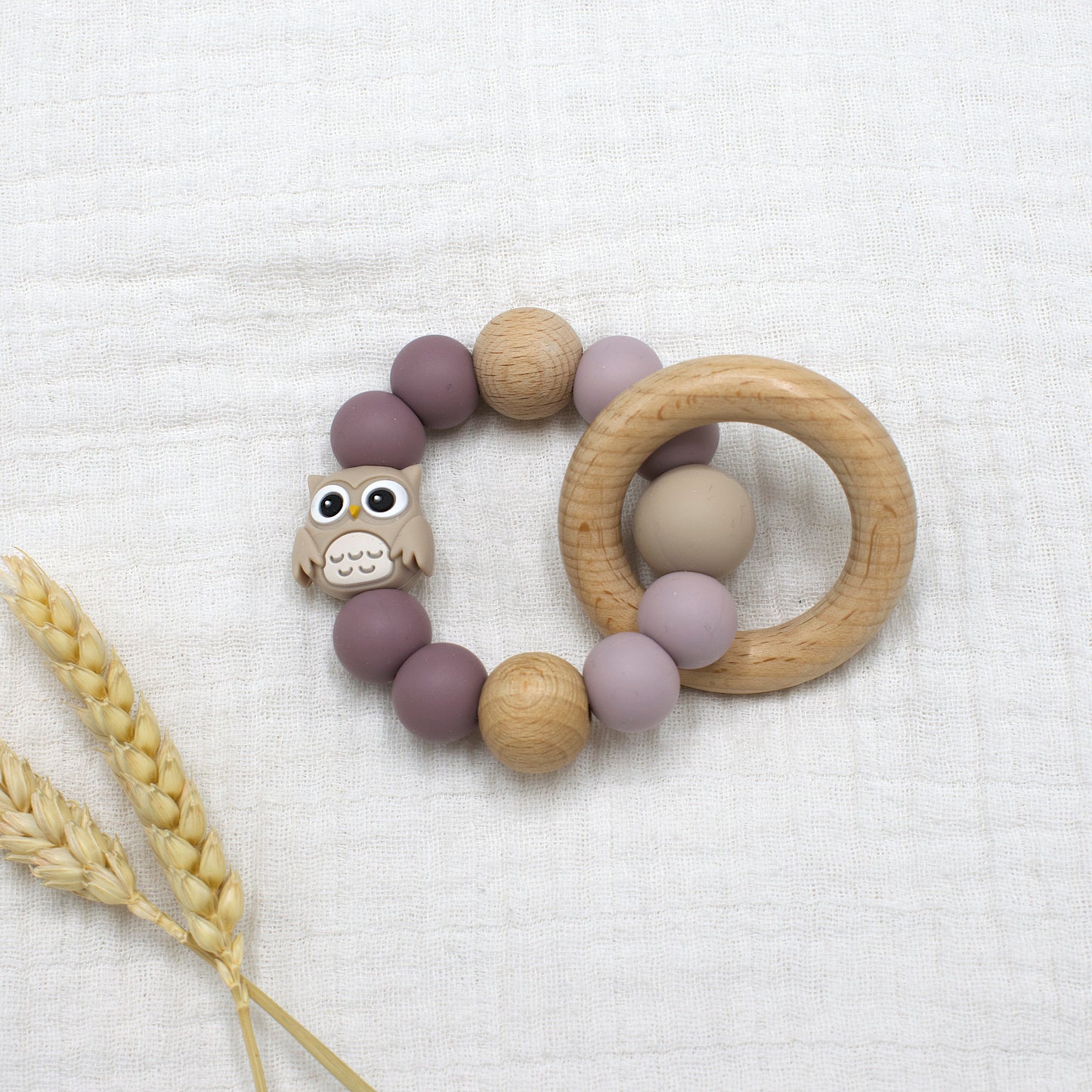 Bijtring Kleine Uil | Mauve
