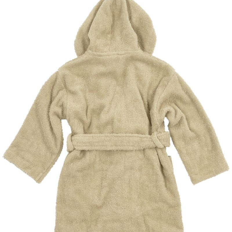 Badjas Badstof Uni 86/92 Sand