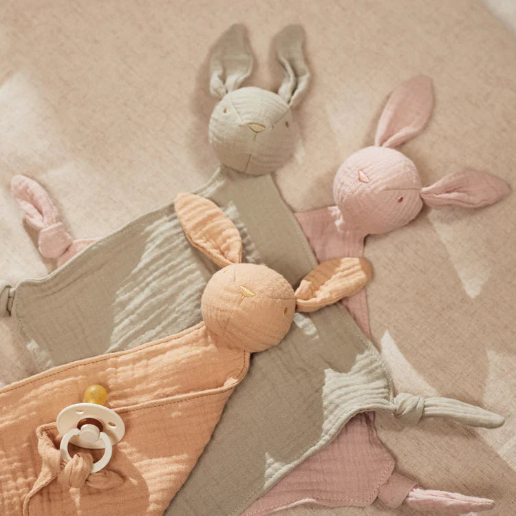 Speendoekje bunny ears - zacht en knuffelbaar voor baby's