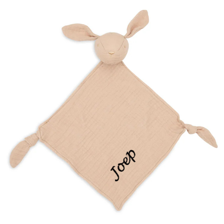 Speendoekje bunny ears in de kleur Moonstone - zacht en knuffelbaar voor baby's