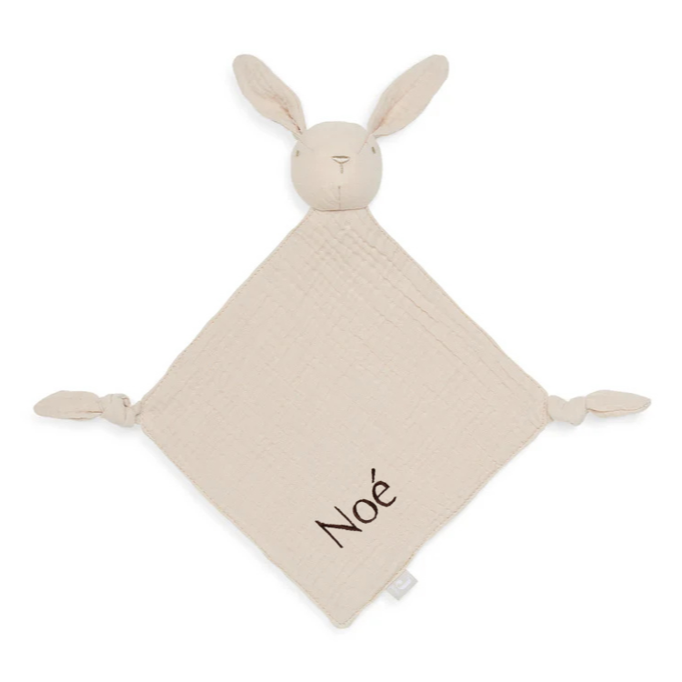 Speendoekje bunny ears in de kleur Nougat - zacht en knuffelbaar voor baby's