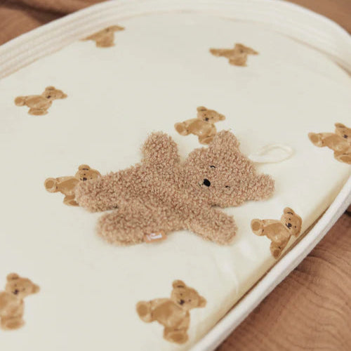 Speendoekje Teddy Bear in de kleur Biscuit - zacht en knuffelbaar voor baby's