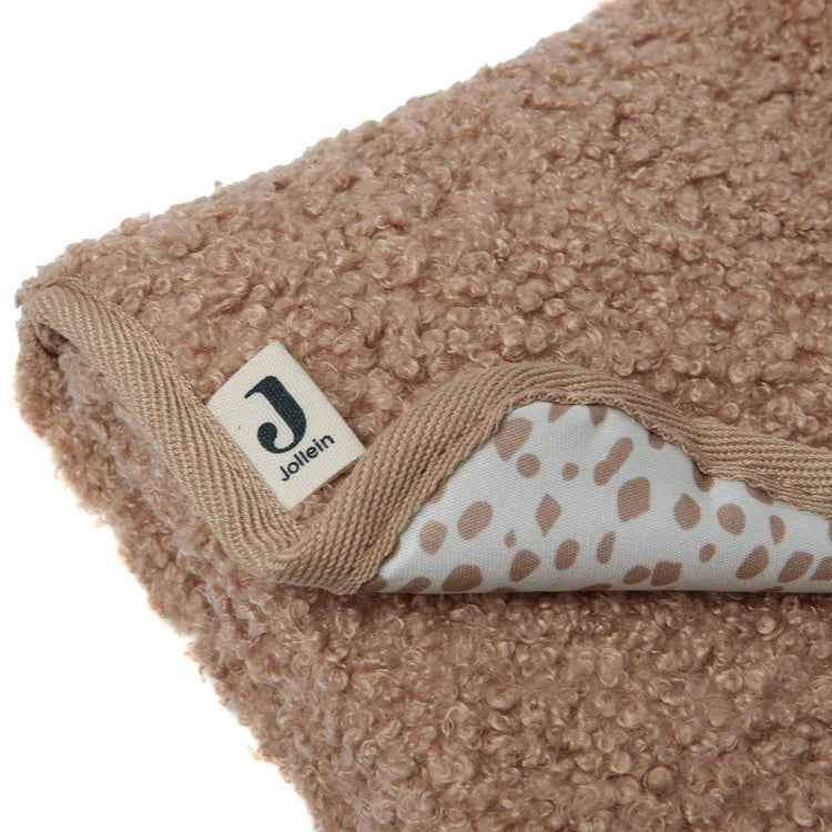 Verschoningsmat Boucle Biscuit - handig voor onderweg
