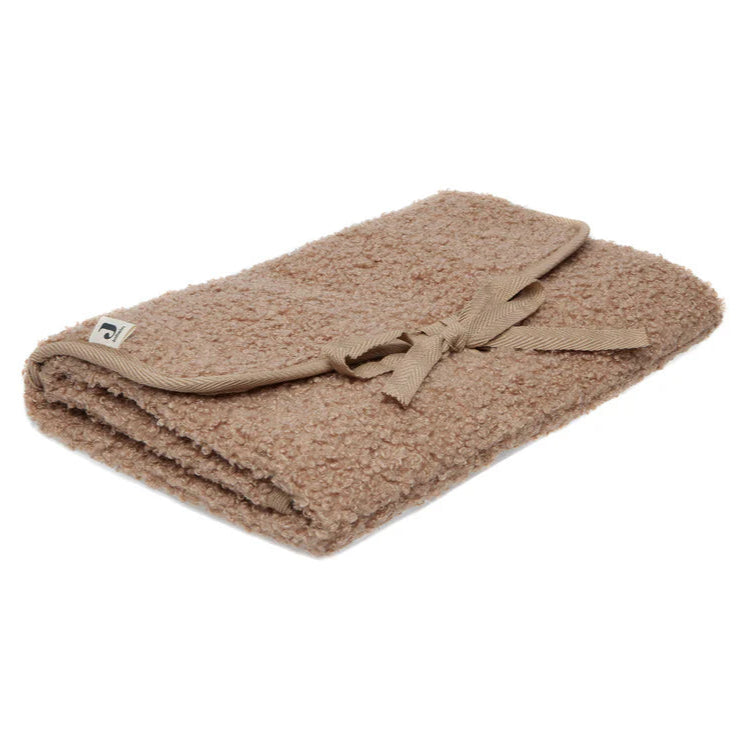 Verschoningsmat Boucle Biscuit - handig voor onderweg