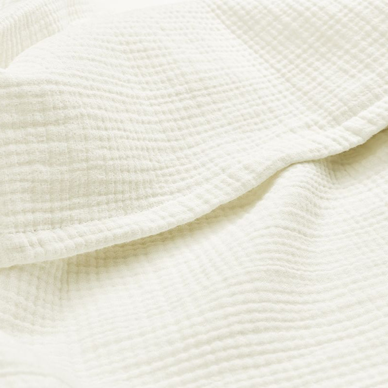 Wieglaken pre-washed hydrofiel Uni 75x100cm Naturel
