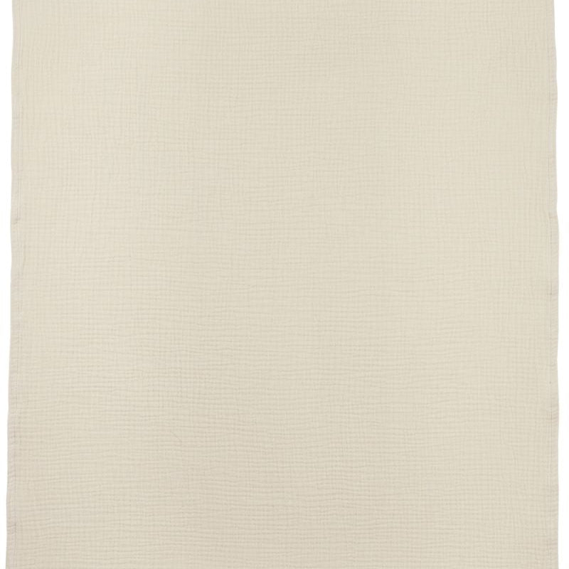 Wieglaken pre-washed hydrofiel Uni 75x100cm Soft Sand