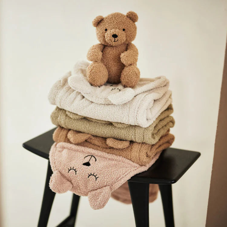 Wikkeldeken Bear Boucle - handig voor thuis en onderweg