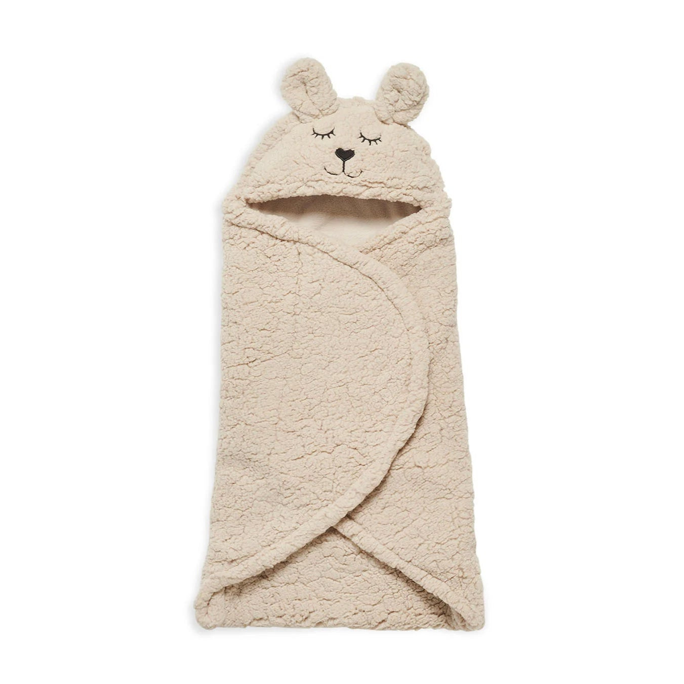Wikkeldeken Bunny in de kleur Nougat - handig voor thuis en onderweg