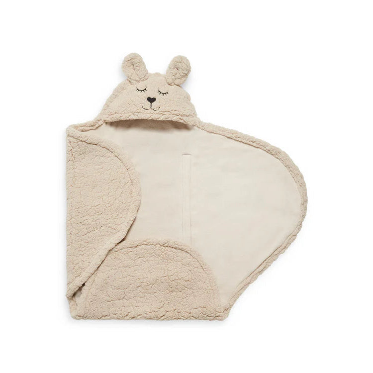 Wikkeldeken Bunny in de kleur Nougat - handig voor thuis en onderweg