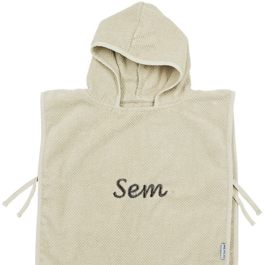 Badponcho Popcorn 1-3 jaar | Soft Sand