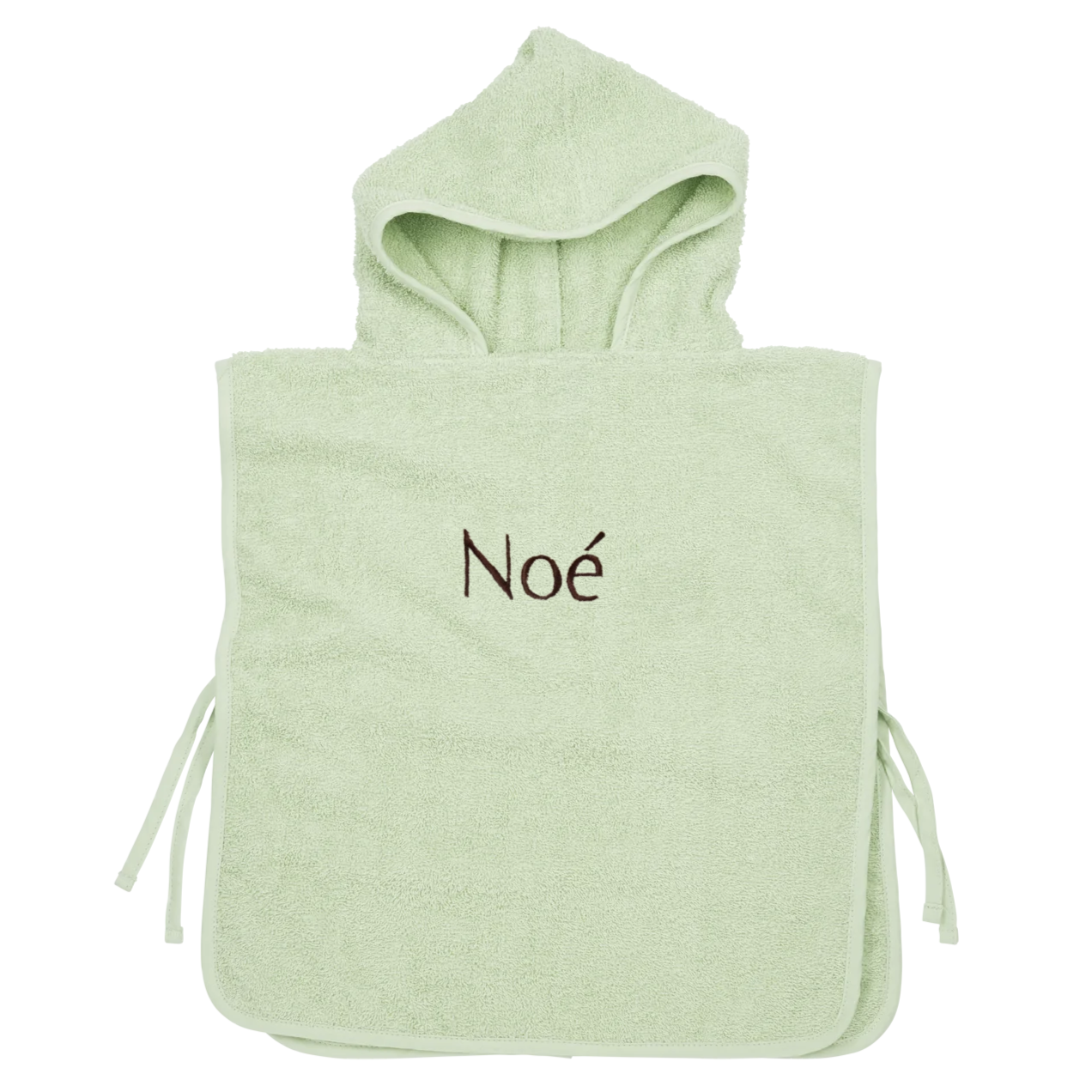 Badponcho Badstof Uni 1-3 jaar | Soft Green