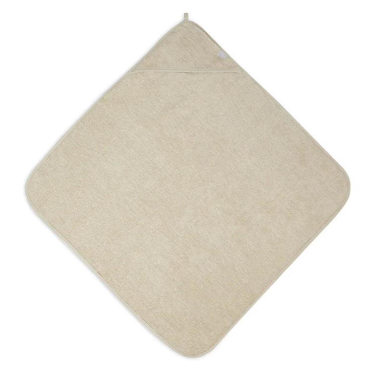 Badcape badstof 75x75cm nougat - handig voor thuis en onderweg