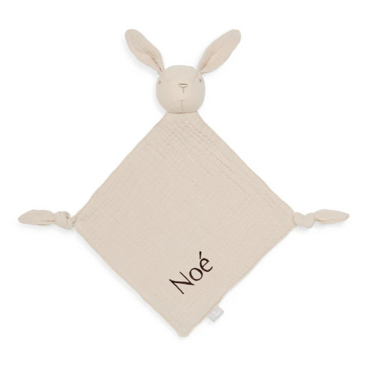 Speendoekje bunny ears in de kleur Nougat - zacht en knuffelbaar voor baby's