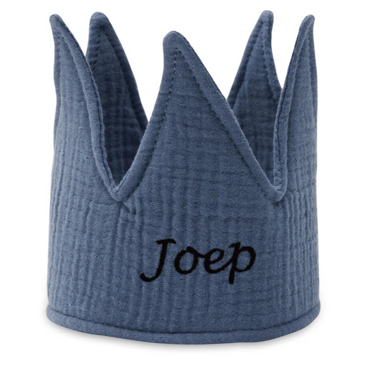 Verjaardagskroon 12x35cm Jeans Blue