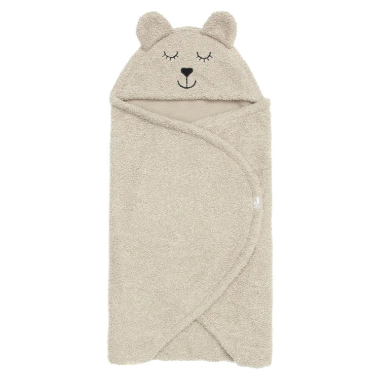 Wikkeldeken Bear Boucle in de kleur Olive Green - handig voor thuis en onderweg